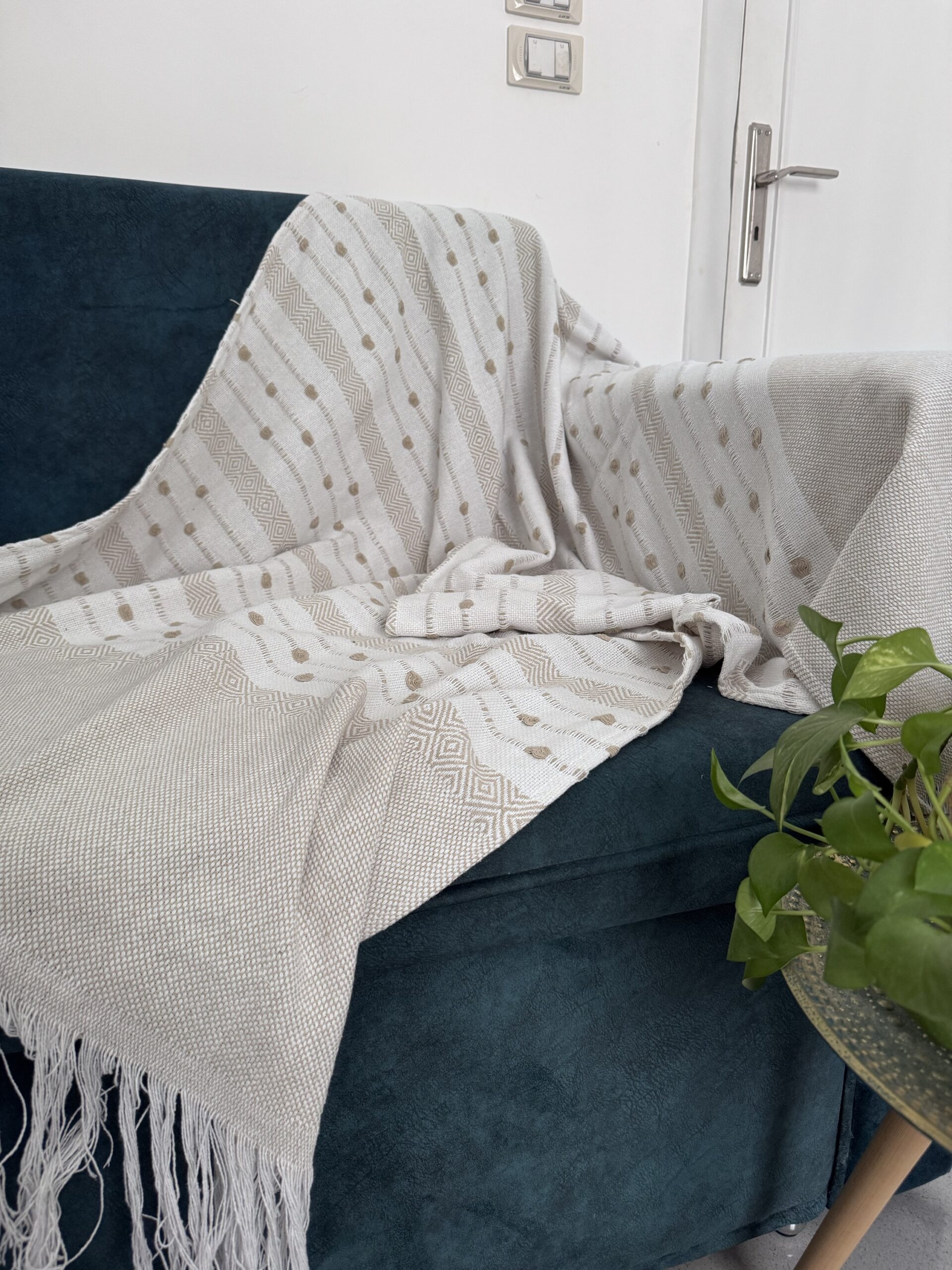 Turkish Handmade Sofa Throw – 200×110 cm